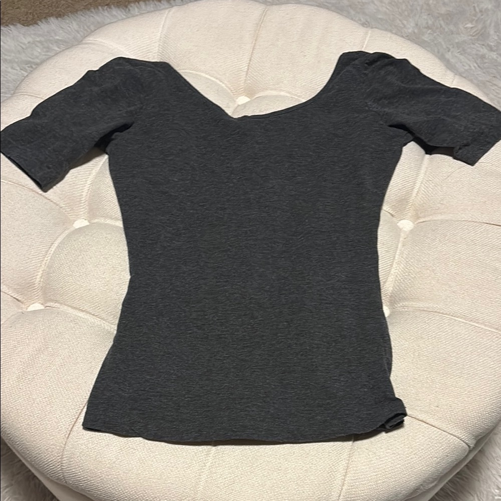 Classy Off-Shoulder Gray Women's Top Only worn